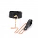 Leather Collar Choke & Leash with  Gift box (2007-4)