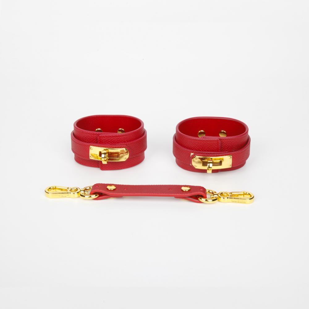 Luxury Leather Handcuffs (2101-3)