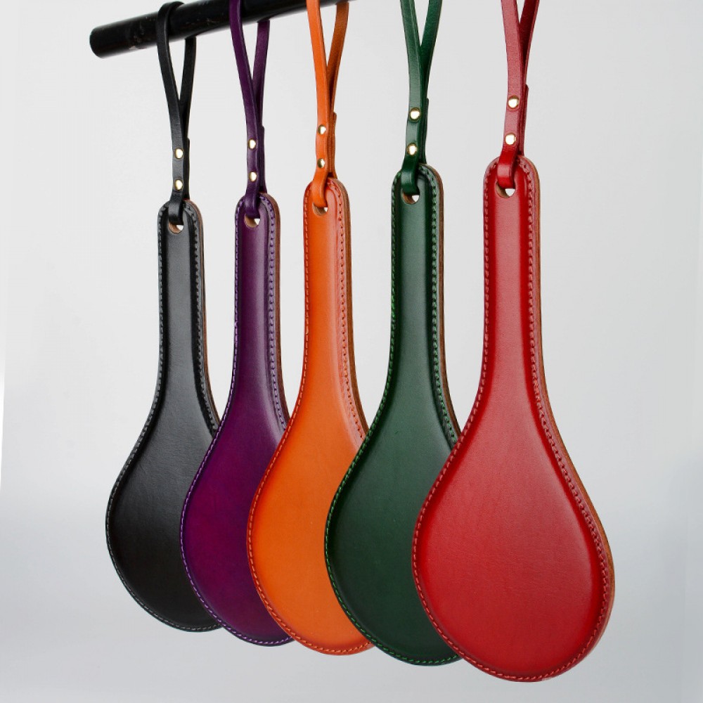 Luxury Heart shape leather Paddle (P341)