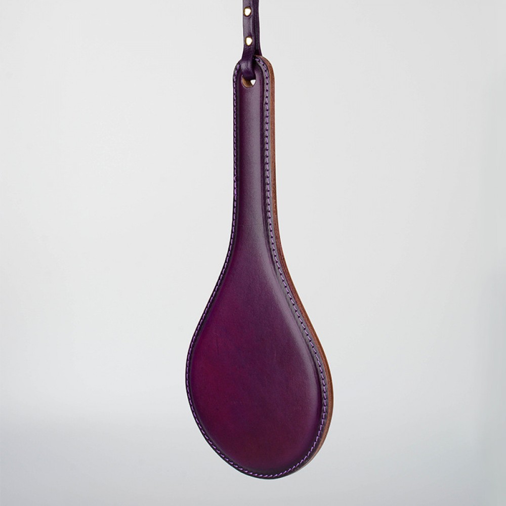 Luxury Heart shape leather Paddle (P341)