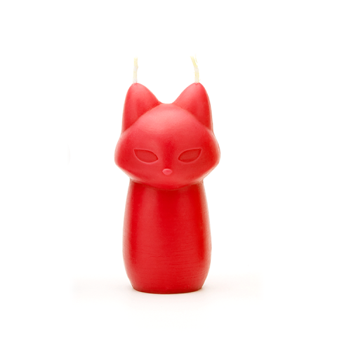 Little Fox shape Wax Candle (QS-022A)