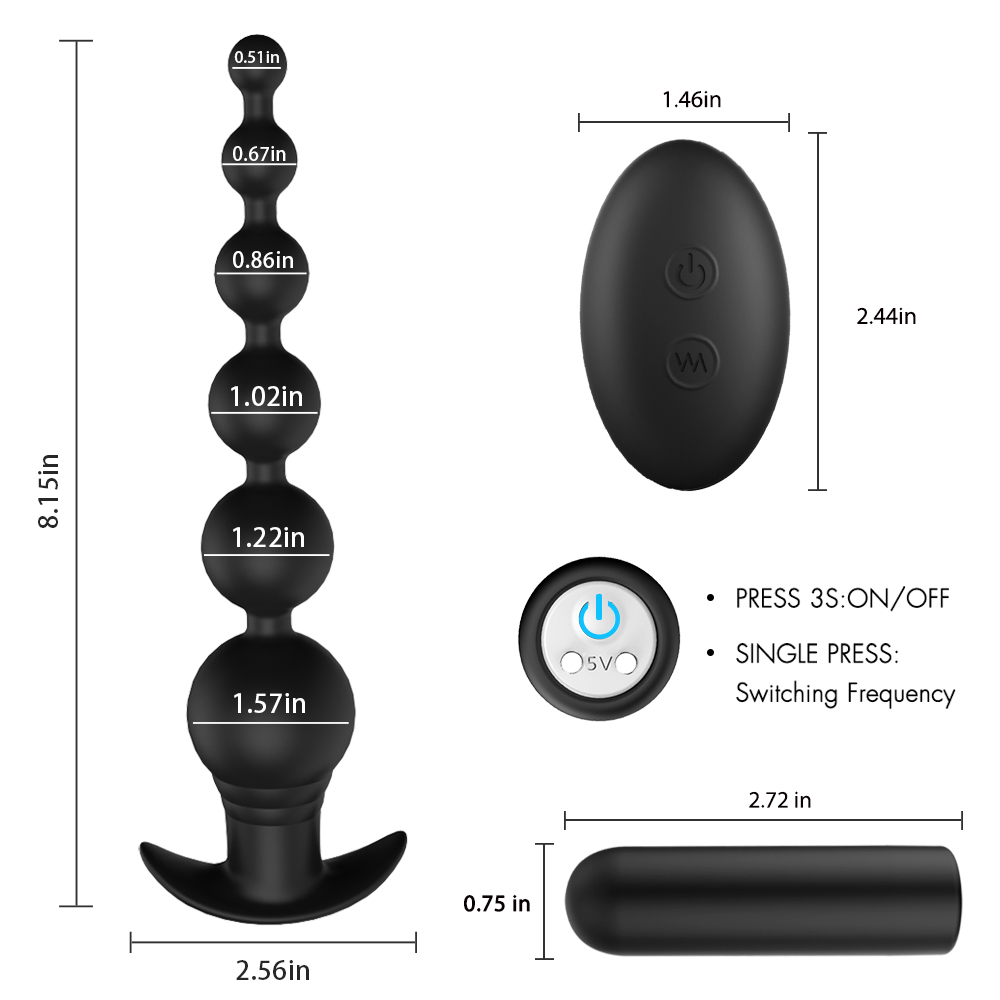 Remote 9 Vibration Anal Beads (S121-2)