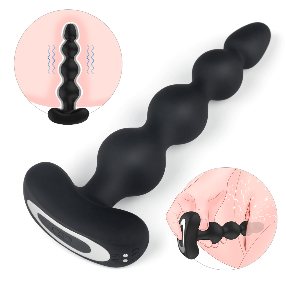 Silicone Vibrating Anal Plug Vibrator (S276)