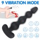 Silicone Vibrating Anal Plug Vibrator (S276)