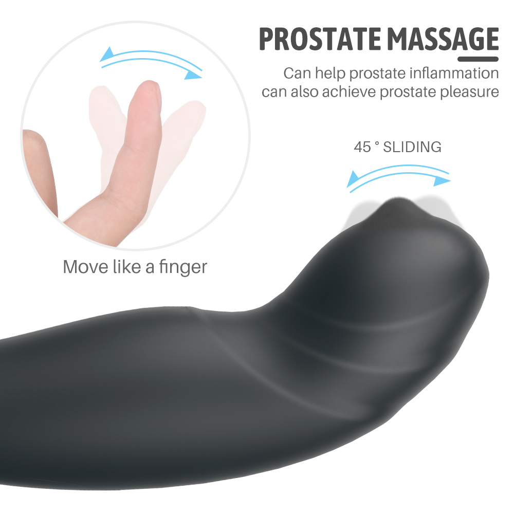 Silicone Prostate Massager with Cock ring (S234)