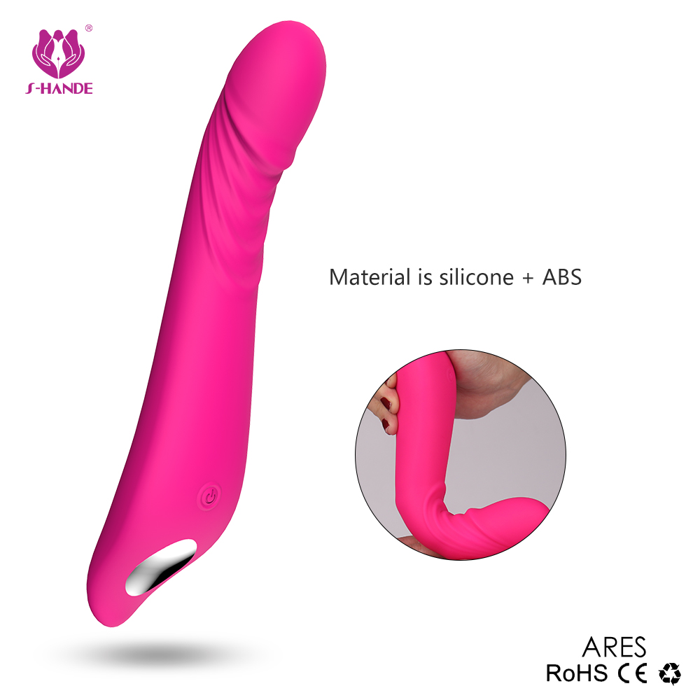 G Spot Realistic Dildo Vibrator (S073)