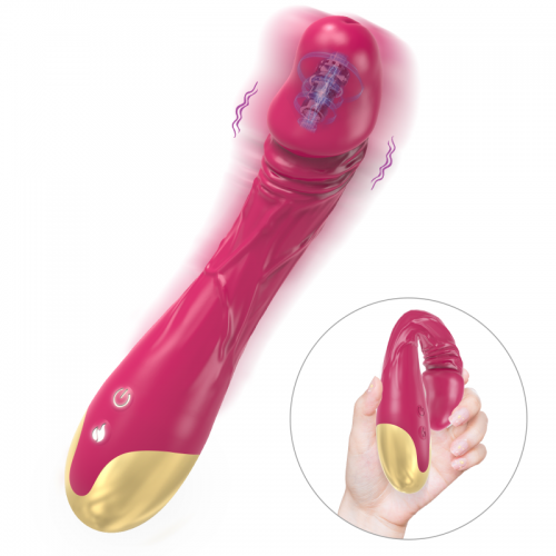 Silicone Vibrating Dildo Vibrator (M093)