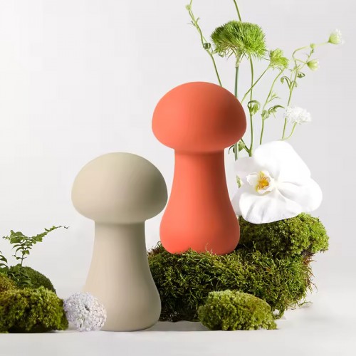 Mushroom Shape Silicone Vibrator (AAA-013)