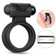 Silicone Battery Magnetic Double Penis Ring (S245)