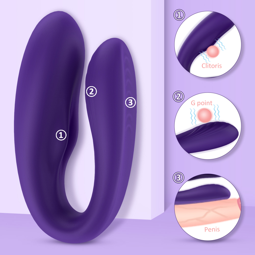 Remote Control Couples Vibrator (H013-2)