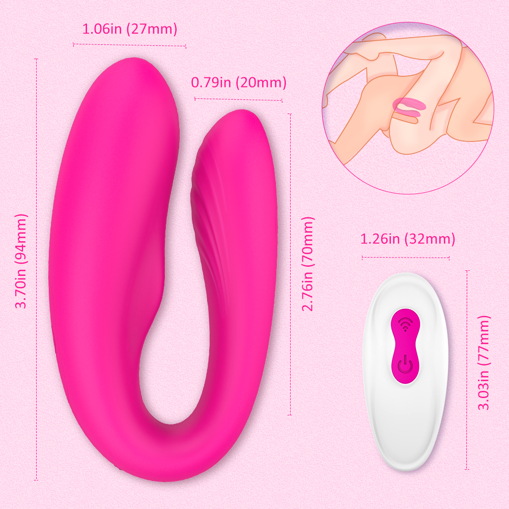 Remote Control Couples Vibrator (H013-2)