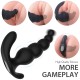 Silicone Vibrating Butt Plug Couples Vibrator (S199)