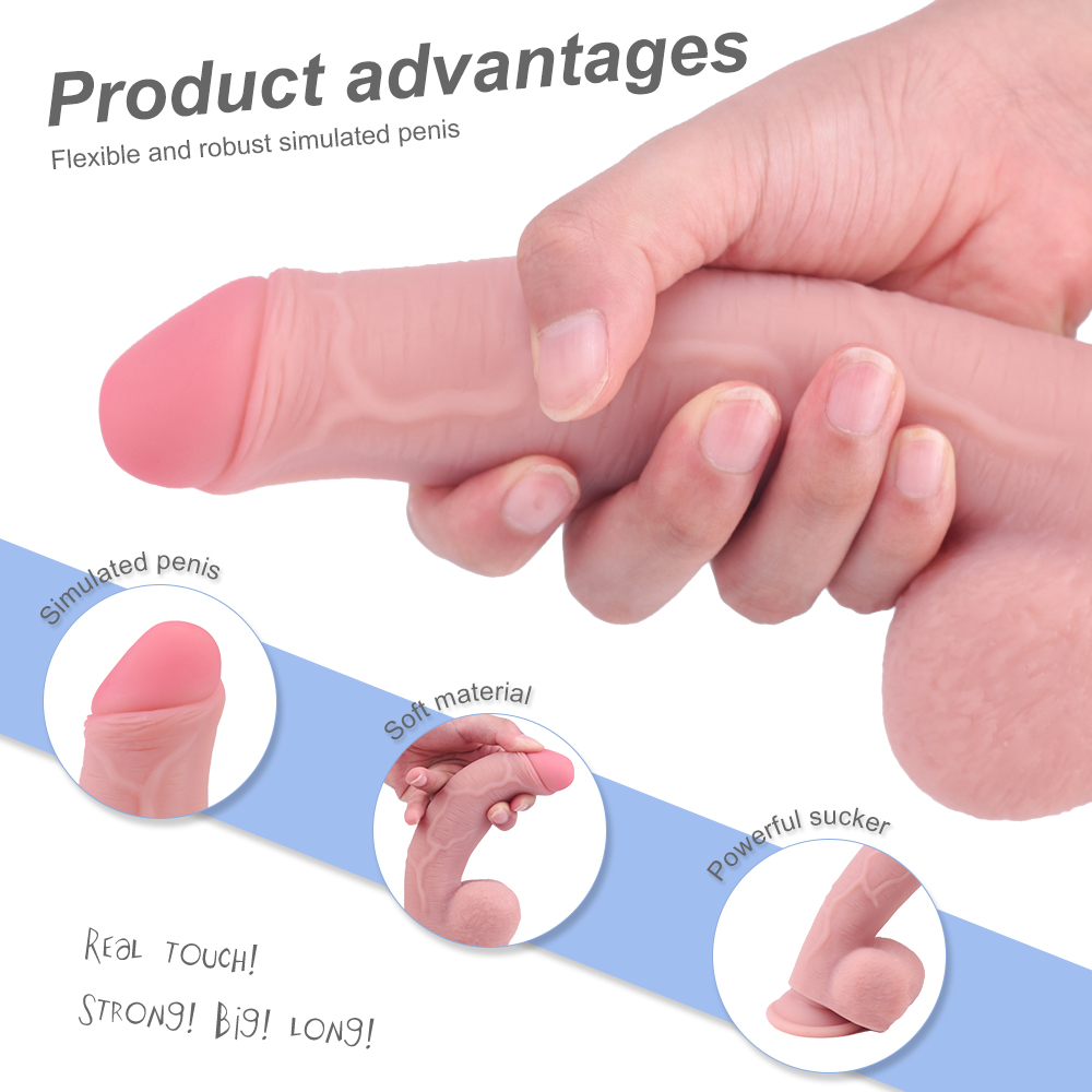 Silicone Realistic Dildo (D2303)