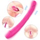 Silicone Vibrating Double End Dildo King for Lesbian (S221)