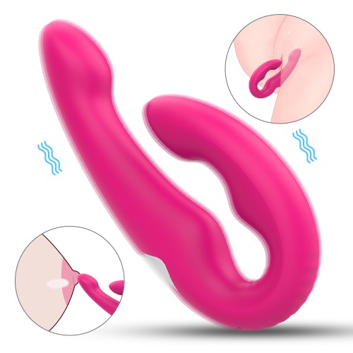 Silicone Double end vibrating Dildo