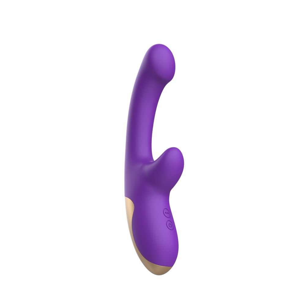 Silicone Double Penetration G-spot Vibraor (MY-232)