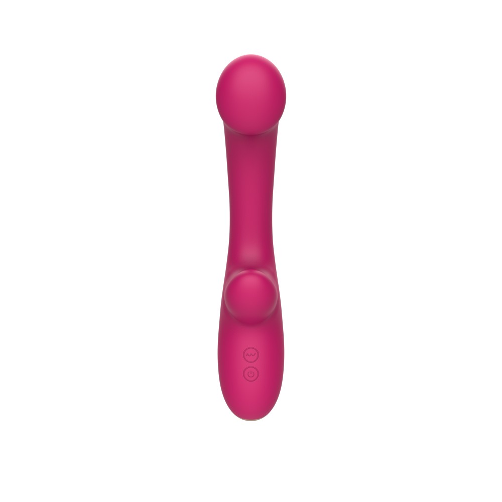 Silicone Double Penetration G-spot Vibraor (MY-232)