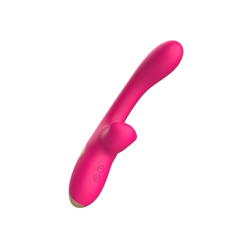 Silicone Double Penetration G-spot Vibraor (MY-233)