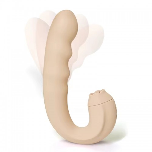 Dual Tongue Licking G-spt Vibrator (AGB-068)