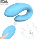 Remote wireless couples massager (S071-2)