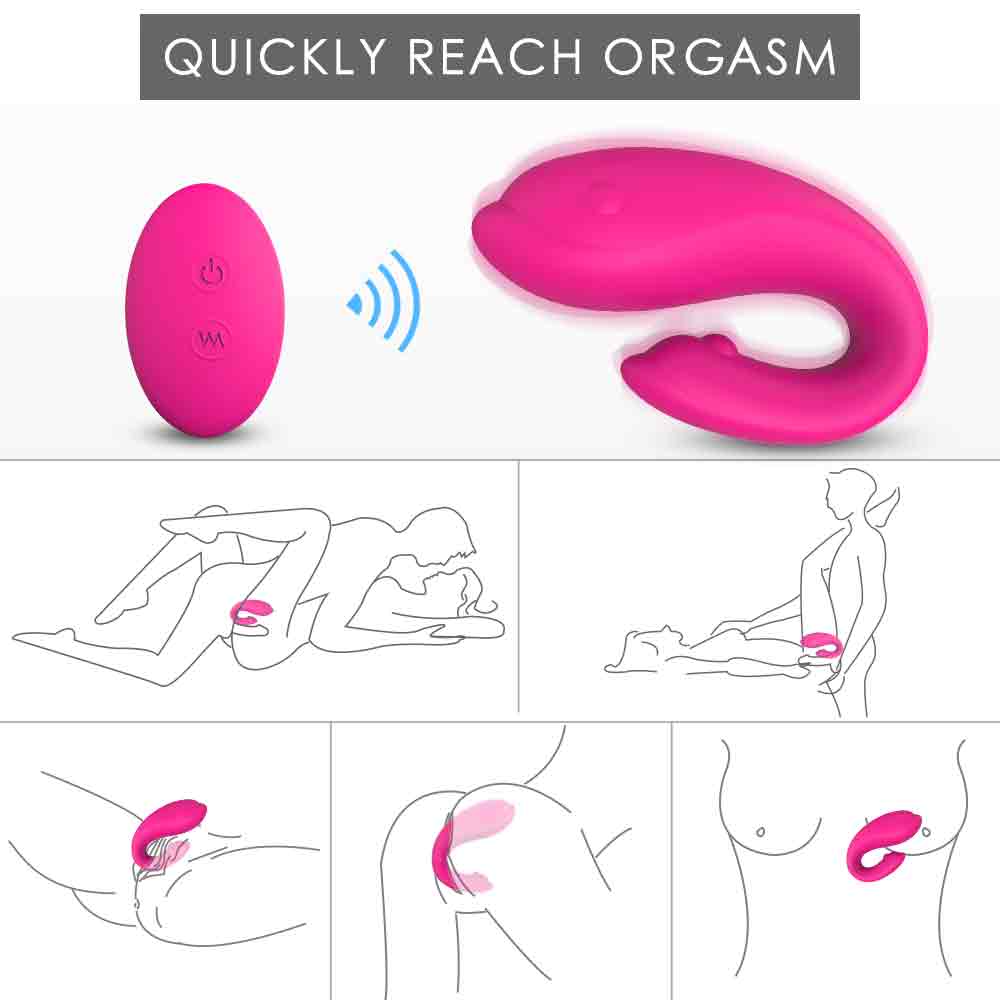 Remote wireless couples massager (S071-2)