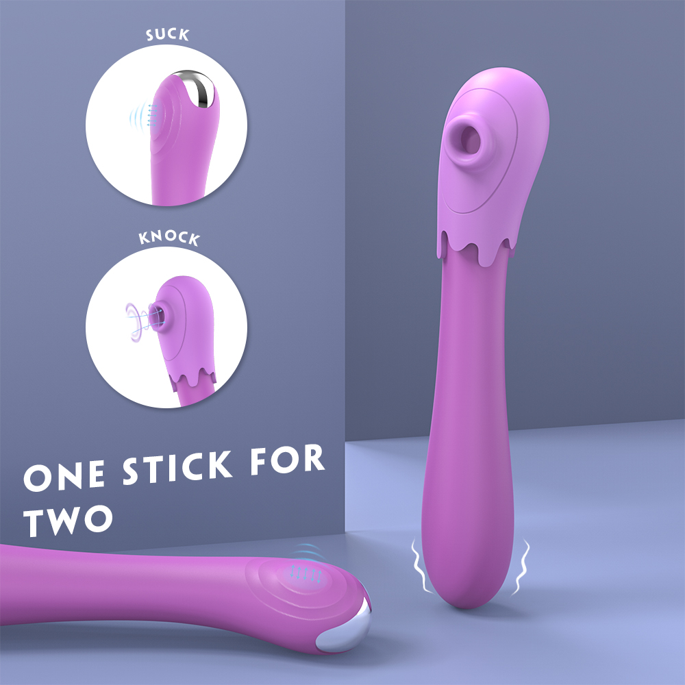 Eggplant Clitoral Sucker Vibrator