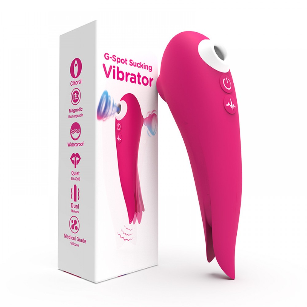 Mermaid Silicone Licking&Sucking Vibrator (M005)