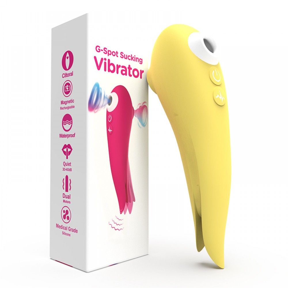 Mermaid Silicone Licking&Sucking Vibrator (M005)