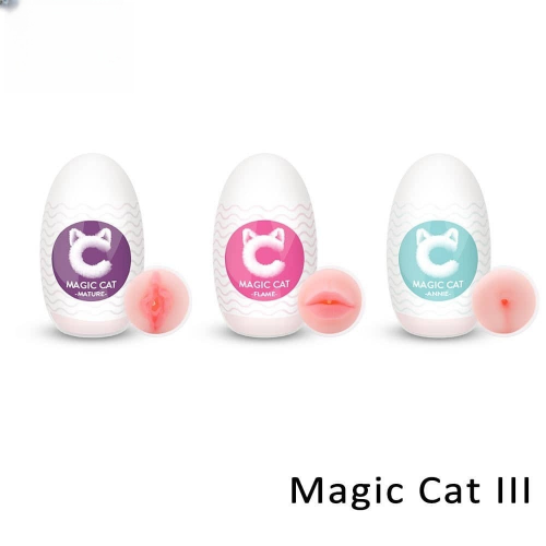 Magic Cat Pocket Egg Masturbator Package (S177-3)