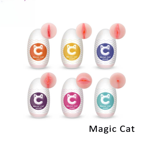 Magic Cat Pocket Egg Masturbator Package (S177)