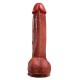 Remote Control  Rechargeable Vibrating Realistic Dildo (IU-019)