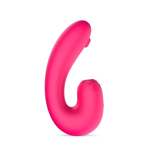 Rose Suction flapping G-spot Clitoral Vibrator (WS-NV061)