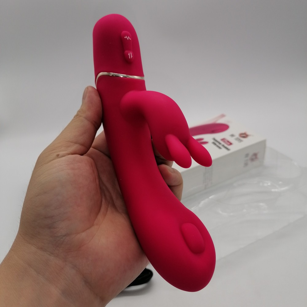 Tapping and Sucking Rabbit Vibrator (WS-NV704)