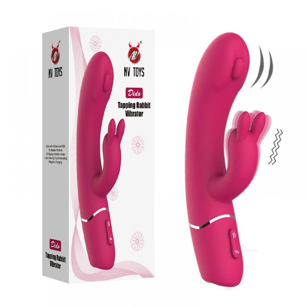 Tapping and Sucking Rabbit Vibrator (WS-NV704)