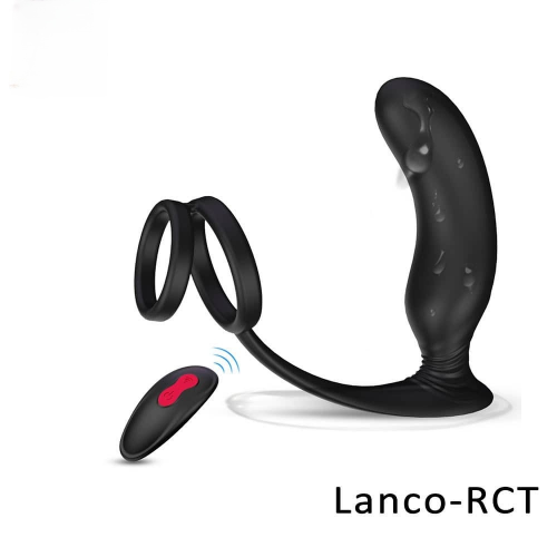 Remote Prostate Massager with Cock Ring (S122-2)