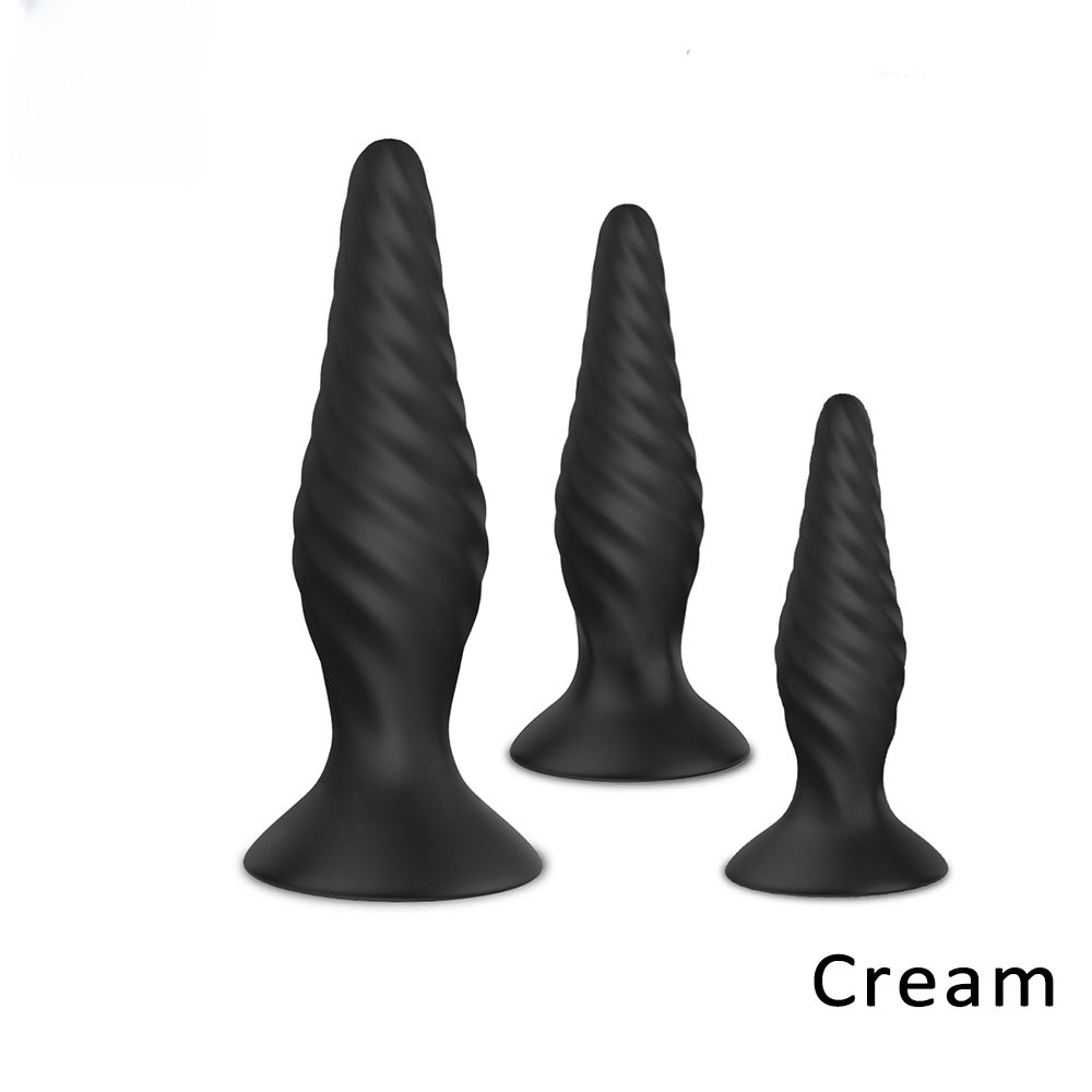 3 Pcs/Set Silicone Butt Plug (S169)