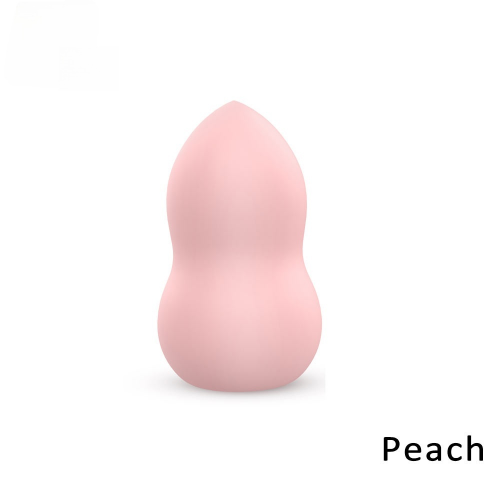 Peach Silicone Mini Powder Puff Massager(S215)