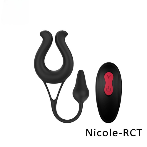 Remote Cock Ring Vibrating Anal Plug (S278-2)