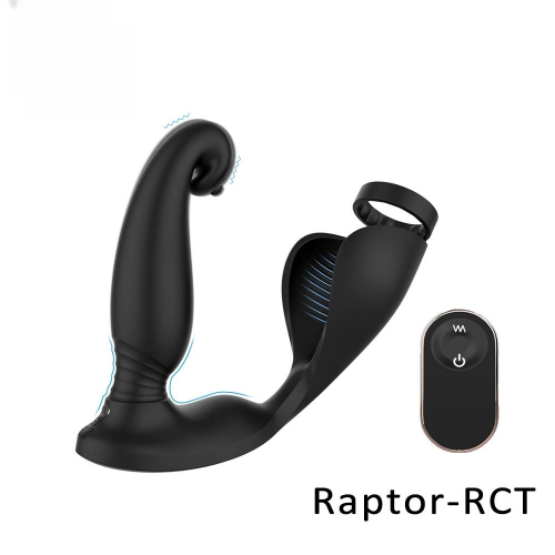 Remote Cock Ring With Anal Lock Vibrator (S341-2)