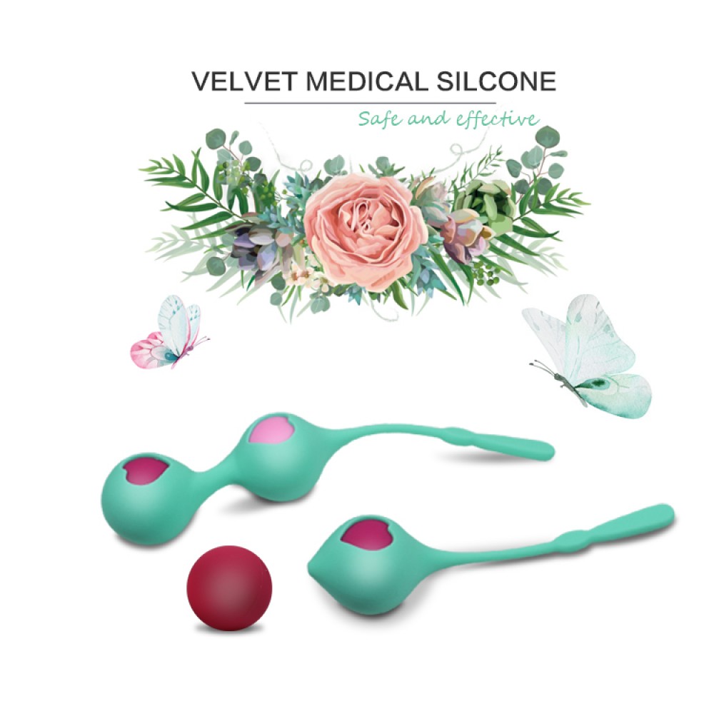 Ben Wa Ball Pelvic Exercise Kit Smart Vaginal Tightening Kegel Balls Set For Woman