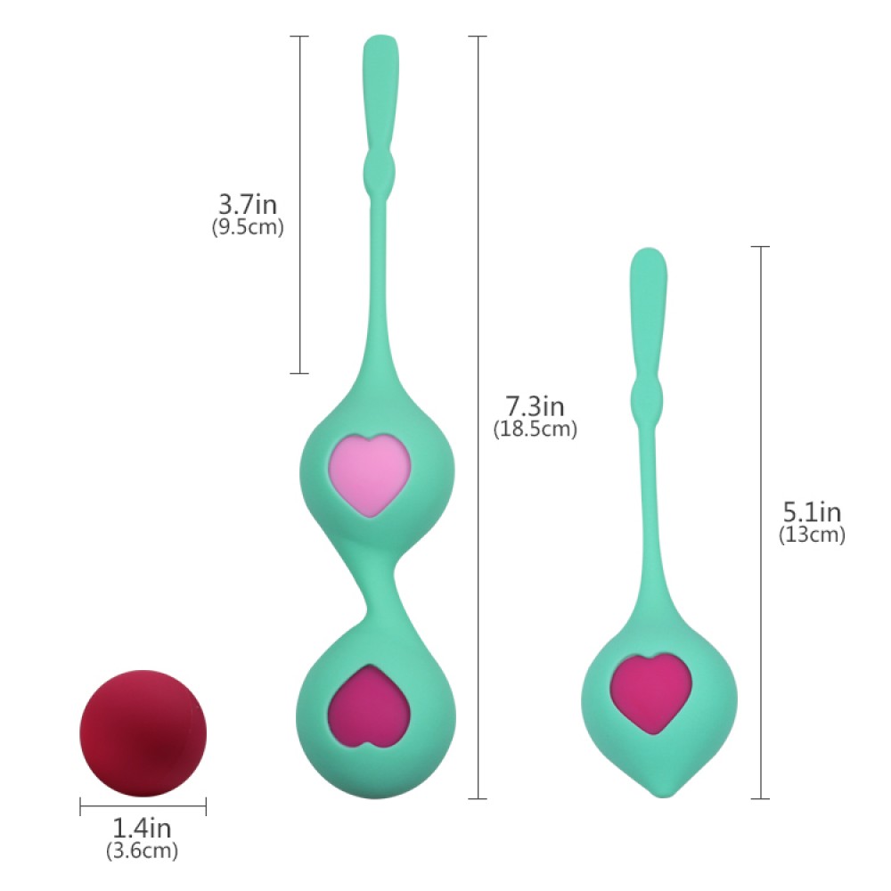 Ben Wa Ball Pelvic Exercise Kit Smart Vaginal Tightening Kegel Balls Set For Woman