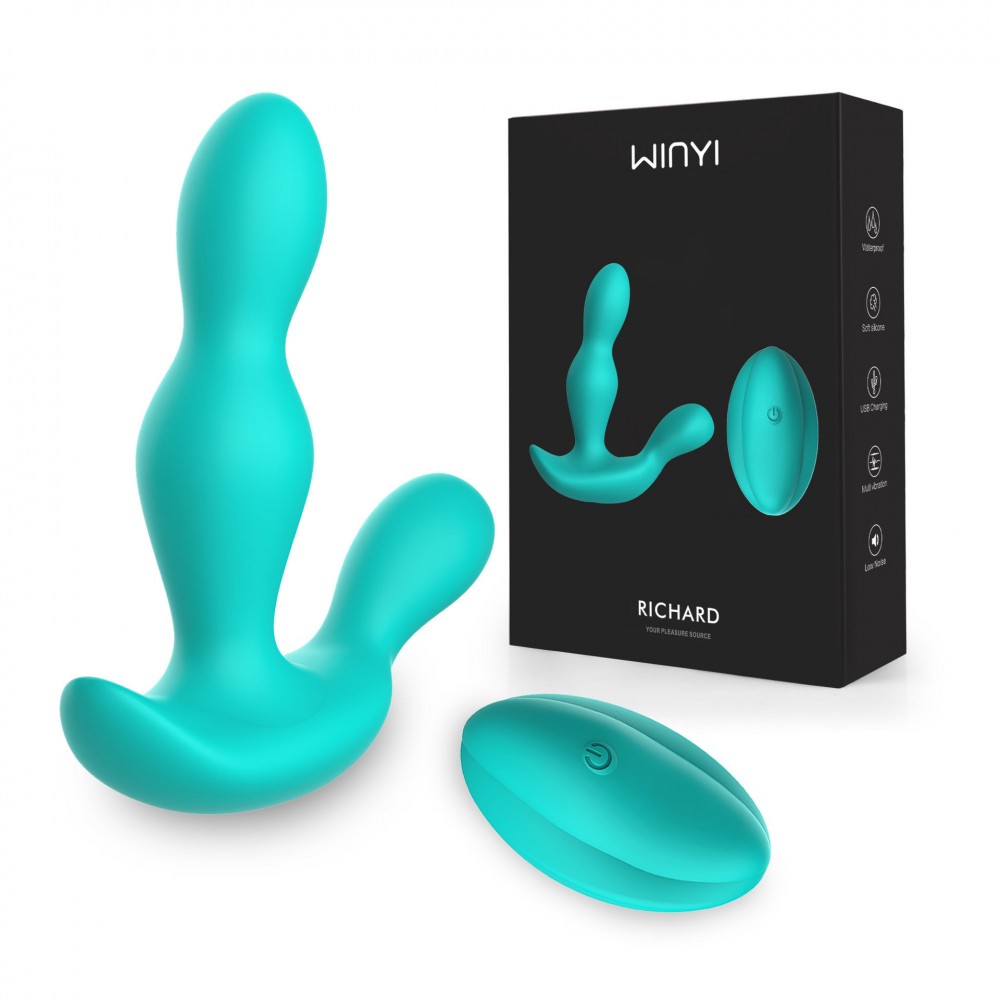 Wireless Remote Control Silicone Anal Sex Toys Prostate Massager