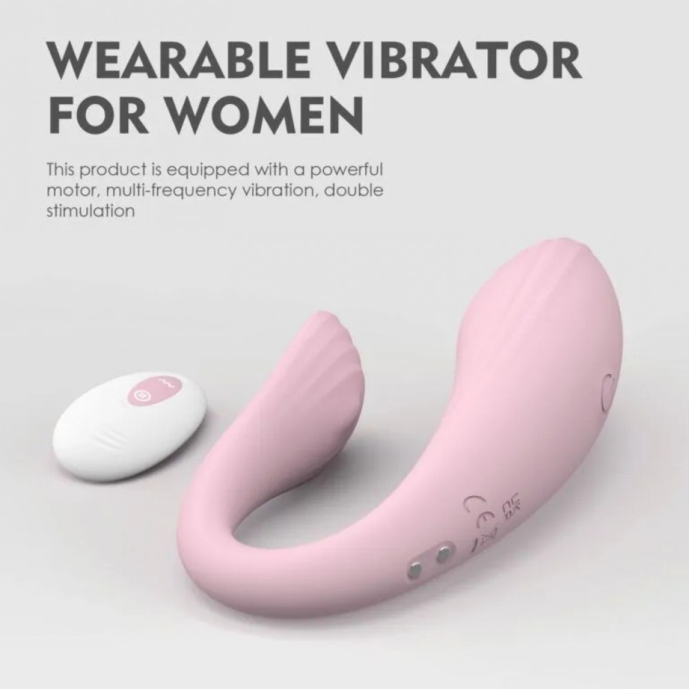 Remote Control C Shape Couples Vibrator 