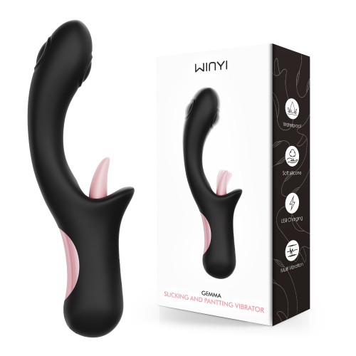 3 In 1 Vibrator Slapping Licking G Spot Rabbit Vibrator