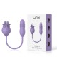 2 In 1 Thrusting Rose Vibrator For Women Sex Toys