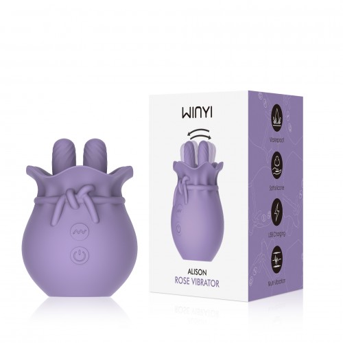 Rose Tongue Vibrator Sex Toy For Women