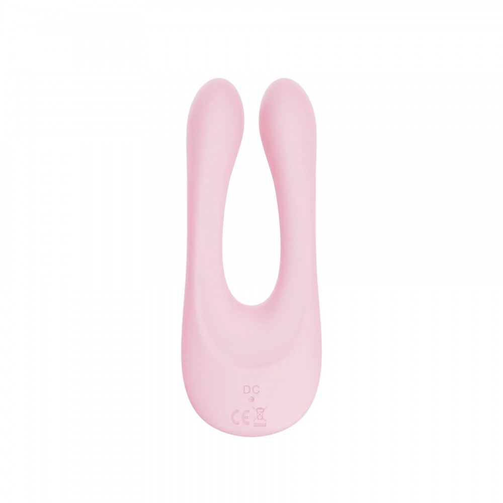 2 In 1 Nipple Stimulating Clamps and Cock Ring Rabbit Vibrator