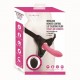 WIRELESS REMOTE CONTROL 5.5" SILICONE DILDO STRAP ON HARNESS