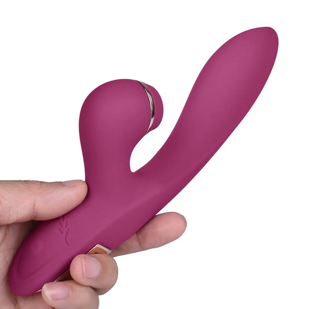 5“ SILICONE SUCTION KISS VIBRATOR