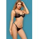 Black lace bra set (52825)